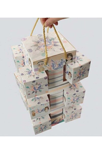 Generic Gift Distribution Boxes for Children - Cheerful Design with Handle