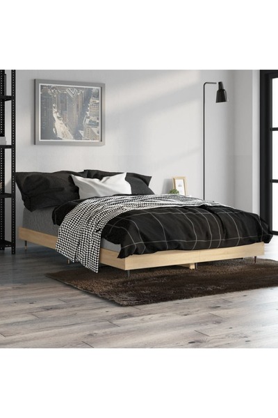 Concept Cadru de pat, stejar Sonoma, 120x190 cm, lemn prelucrat