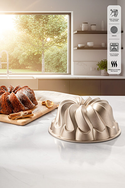 Emsan قالب كيك جولدن فلورا 25 سم