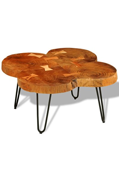 Concept Masă de cafea, 35 cm, 4 picioare, lemn masiv de sheesham