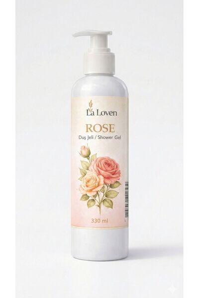 LaLoven Rose Garden: Refreshing Rose Aroma Shower Gel