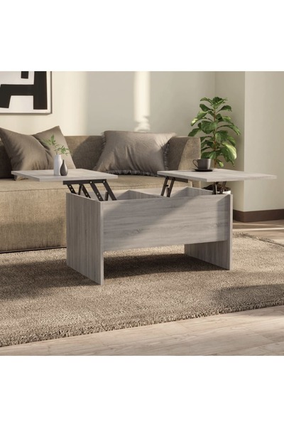 Concept Τραπεζάκι σαλονιού, γκρι sonoma, 80x50x42,5 εκ., επεξεργασμένο ξύλο
