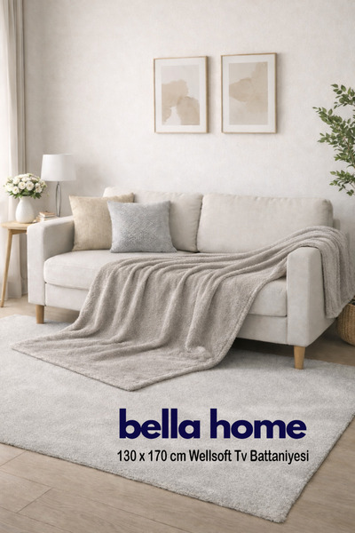 Bella Home Vellsoft TV Ćebe | 130x170 cm | Toplo i udobno za uživanje u sofi ...