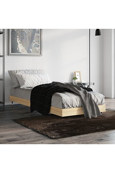 Concept Cadru de pat, stejar Sonoma, 75x190 cm, lemn prelucrat