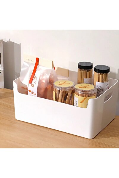 Thirty Three Design Storage box, plastic, white, with handles, 26x18x13.5 cm