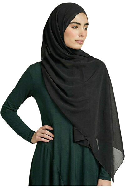 Yeieeo Instant Chiffon Hijab with Undercap Fashion Solid Color Chiffon Head W...