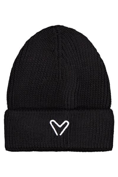 Civil Girls 6-9 Years Old Scarf, Beanie, Glove Set - Black Standard