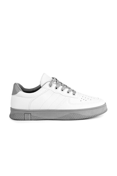 Buzzmania Camryn white women's sports shoes