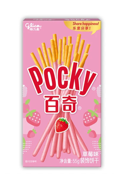 Pocky أعواد بنكهة الفراولة ٥٥ غرام × ٣٦