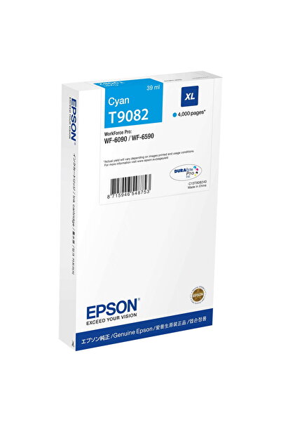 EPSON Мастилен патрон WF-6XXX Циан XL