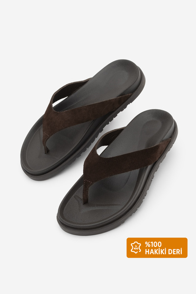 Marjin شبشب نسائي من الجلد الطبيعي للاستخدام اليومي من تاركين من جلد الغزال ا...