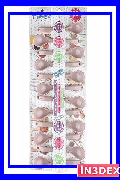 İN3DEX 12 Piece Crystal Spoon Set Tableware Decoration