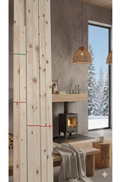 Ahşap İthal Finlandiya Çam 8,7*270 cm 2. Sınıf Lambiri (10'lu Paket)