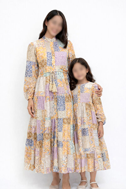 RONZA Women's double-layered jalabiya with Belt