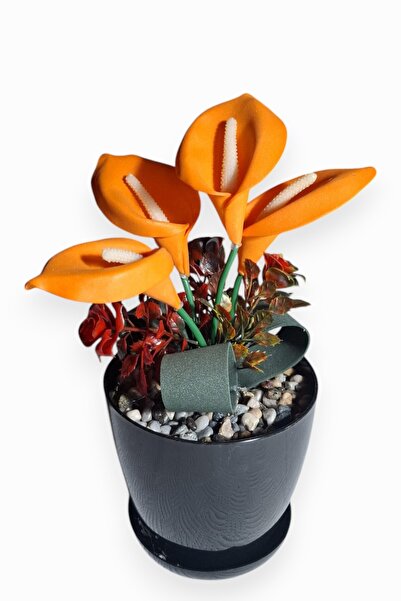 nftart.design زهرة اصطناعية - أنتوريوم في وعاء