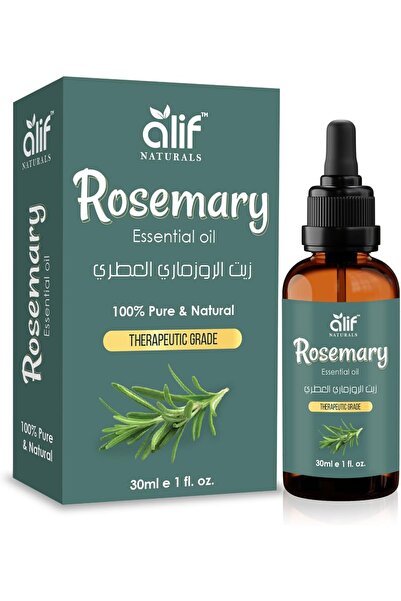 ALIF NATURALS Rosemary Essential Oil - 100% Pure & Natural – For Hair Growth,...