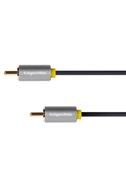 Kruger&Matz Καλώδιο RCA 1RCA - 1RCA 0.5M ΒΑΣΙΚΟ