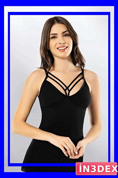 İN3DEX Black Athlete Model with Rope Straps for Women