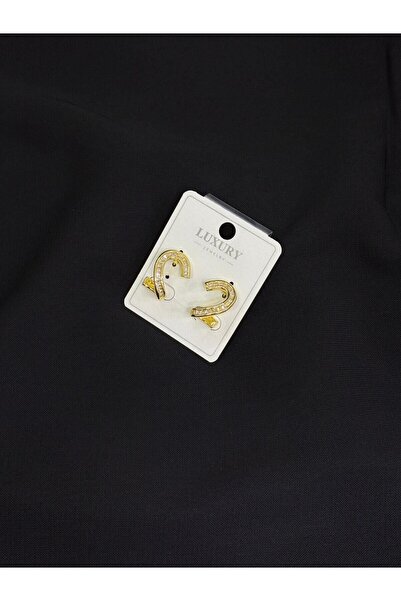 Melisa Takı & Aksesuar Luxury Gold Color Stone Earrings