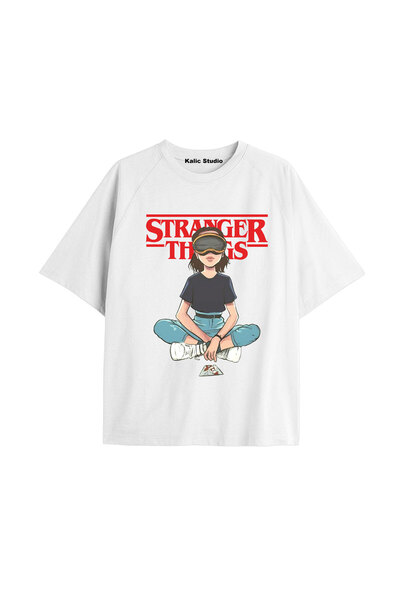 Gries Stranger Things Oversized Unisex T-Shirt White
