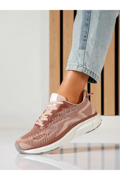 Zaira Women's pink textile sneakers Luisa #19261 - 39