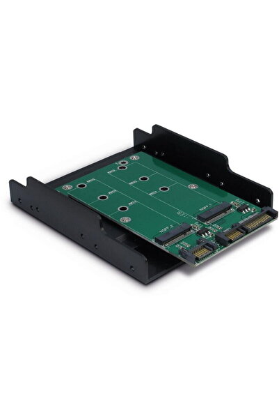 Inter-Tech Adaptor KT005B PCI 3.5" 2xSATA -> 2xM.2 SATA