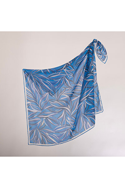 PİRAMİT Naturel Eşarp | Palmiye Yaprakları