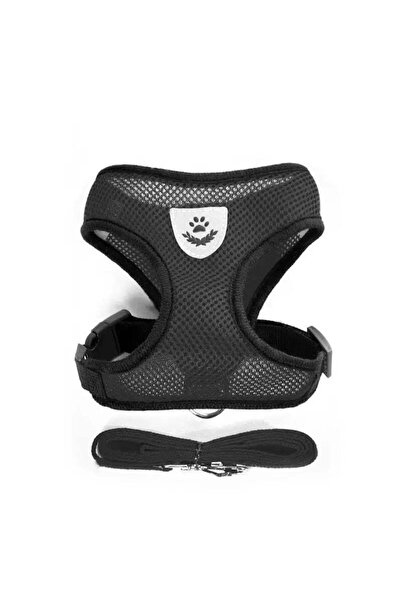 Petora Ham reglabil cu lesă pentru câini, negru, HC1024 - M