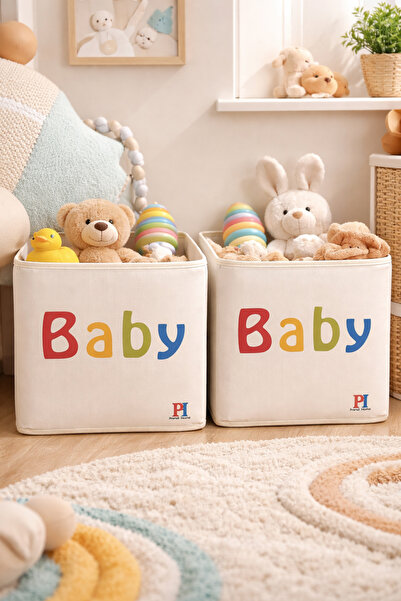 PH Prendi Home صندوق تنظيم خزانة الأطفال مكون من قطعتين - صندوق تخزين متعدد ا...