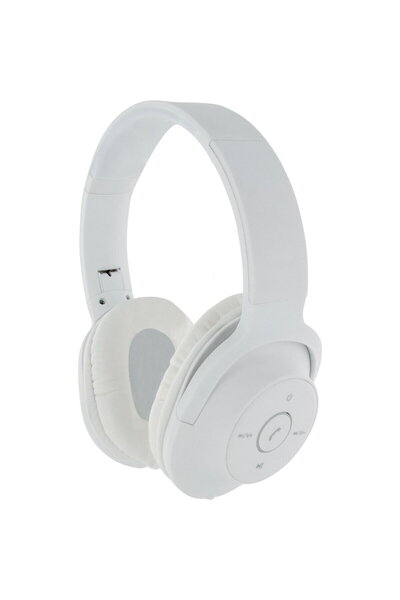 Schwaiger Căști stereo Bluetooth 3.5mm Albe
