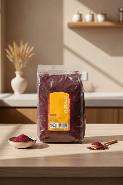 YEDİBEYZA edibeyza Doğal Sumak 1kg – Ekşi Aromalı Premium Sumak Baharat