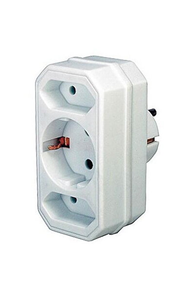 Brennenstuhl Euro 2 + Schucko 1 White Adapter