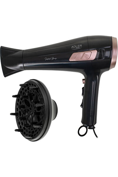 adler Uscător de păr AD 2283 cu cablu de alimentare retractabil, 2400 W + dif...