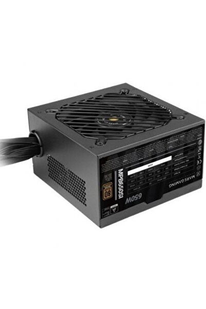 TACENS Sursă de alimentare Mars Gaming MPB650SI, 650 W, 24 de pini, ATX, neagră
