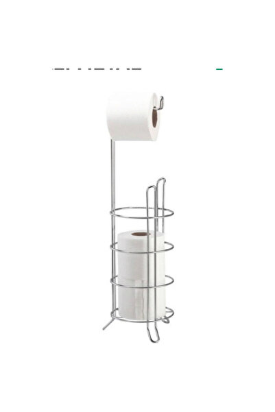 izmiryapımarket Toilet Paper Holder with Stand and Spare Holder