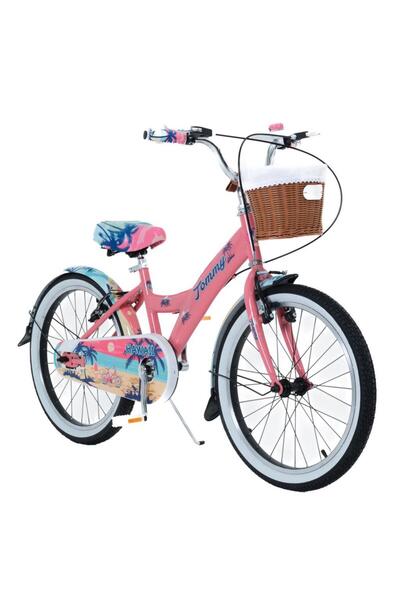 TommyBike 20 Jant Bisiklet Hawaii Hasır Sepetli, Deri Elcikli Çocuk Bisikleti...