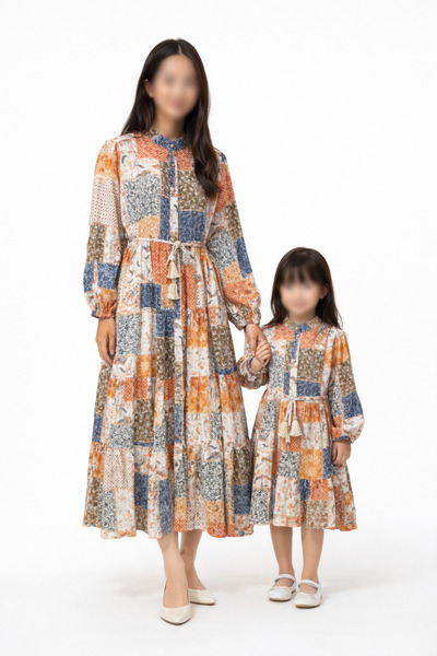 RONZA جلابية نسائي دبل كلوش حزام