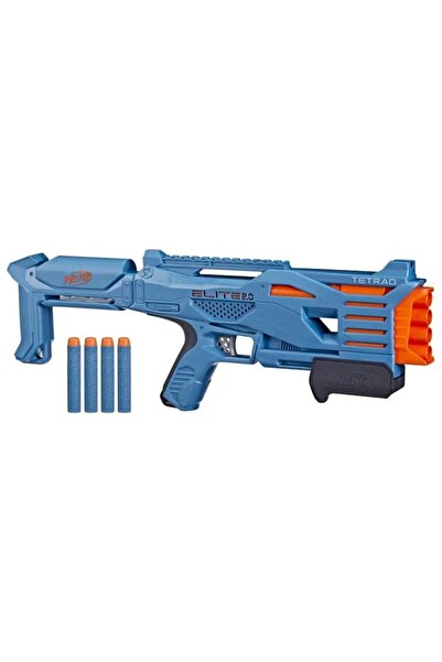 Nerf Πιστόλι, Elite 2.0 Tetrad QS-4, 4 βελάκια, πολύχρωμο
