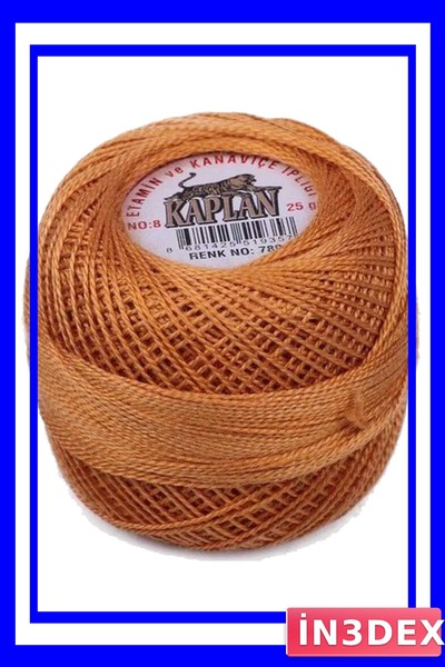 İN3DEX خيط إيتامين وكانافيس للتطريز رقم 8