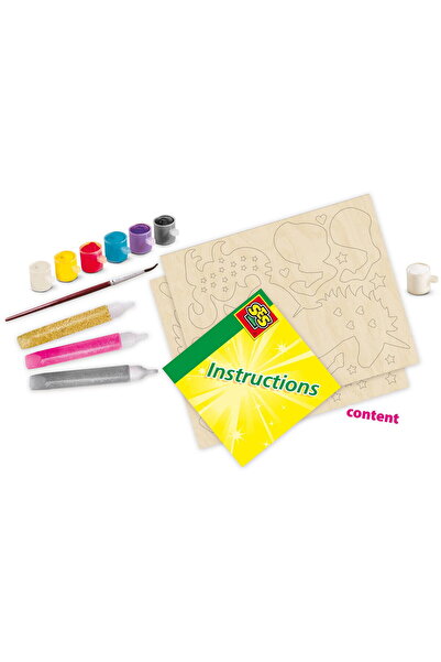 SES Creative Creative Toy for Kids with Unicorn Jewelry Holder and Glitter