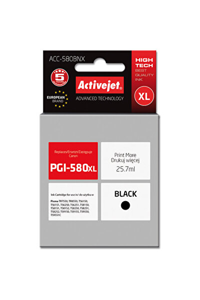 ActiveJet СЪВМЕСТИМ ACC-580 BNX касета за принтер Canon