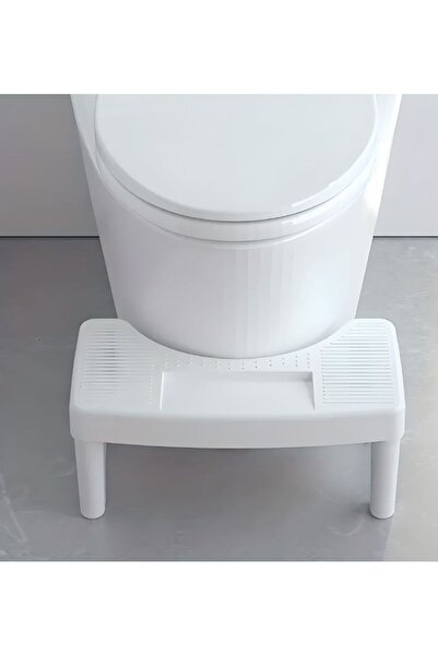 OEM Toilet seat, against constipation and hemorrhoids, toilet footrest, white