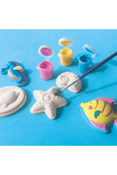 SES Creative Jucării creative pentru modelare și pictură - Figurine oceanice