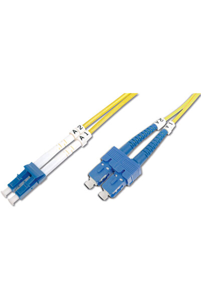 Assmann Digitus Dk-2932-03 3 metri LC-SC 09/125 Cablu patch cu fibră optică m...