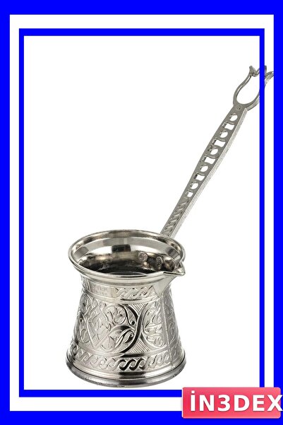 İN3DEX وعاء قهوة نحاسي رقم 4 لطهي القهوة التركية التقليدية