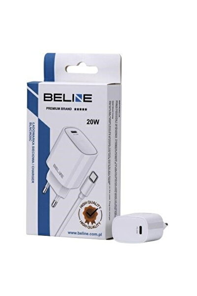 Beline Φορτιστής 20W USB-C + καλώδιο USB-C λευκό