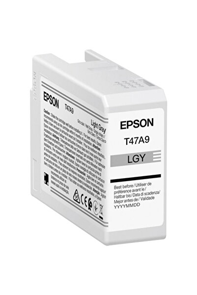EPSON Printer Cartridge T 47A9 50 ml Ultrachrome Pro 10 Light Gray