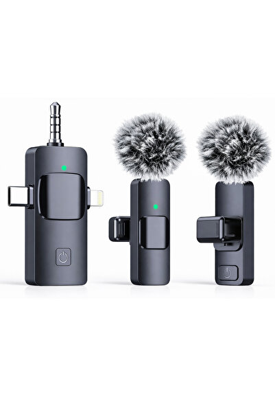 DRİTON MV-14 3 PİNLİ HER TELEFONA UYUMLU PROFESTONEL KABLOSUZ YAKA MİKROFONU