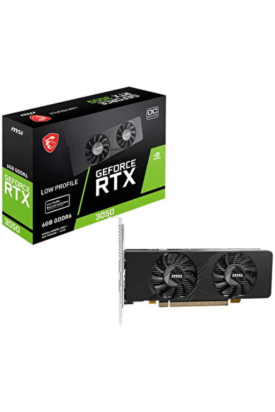 MSI GEFORCE RTX 3050 LP E 6G 6 GB GDDR6