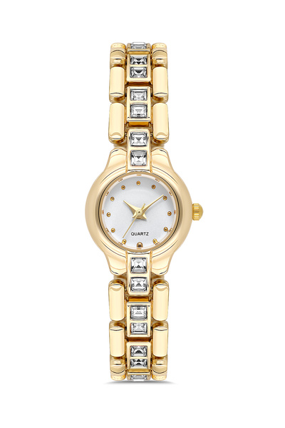 Ticarto Women's Minimal Stone Gold Color Wristwatch Tctsn001401S0459